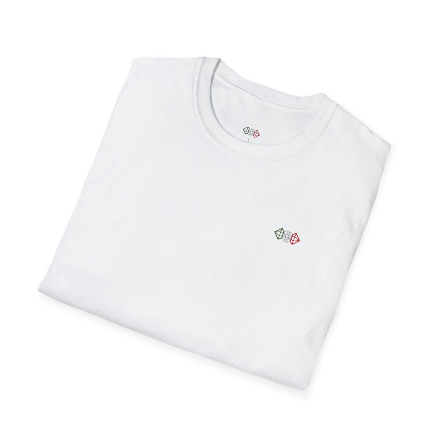 White T-Shirt Small Diamond