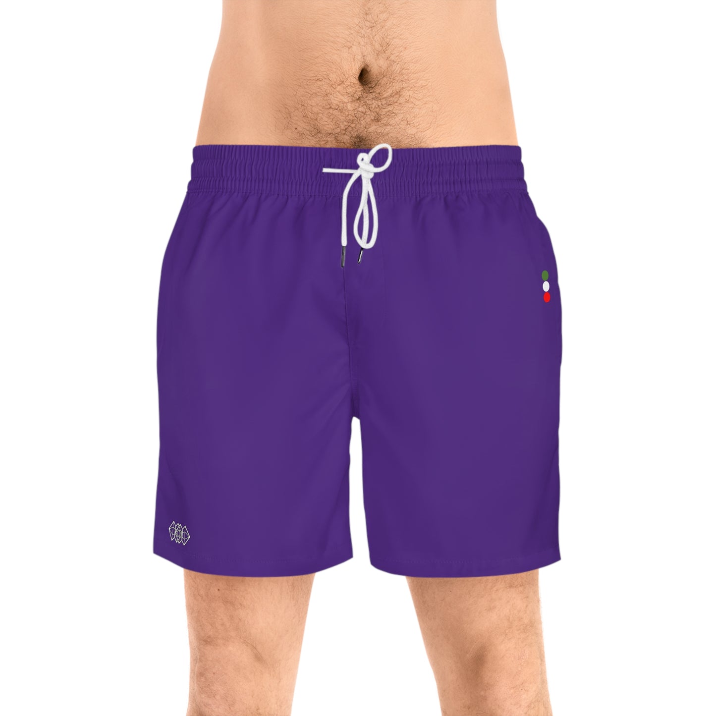 Iconic Mens Swim Trunks Purple