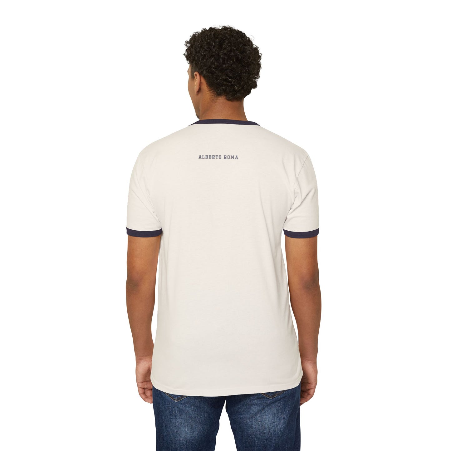 Emilio T-Shirt Natural Midnight Navy