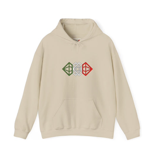 Diamond Hooded Sweatshirt Sand