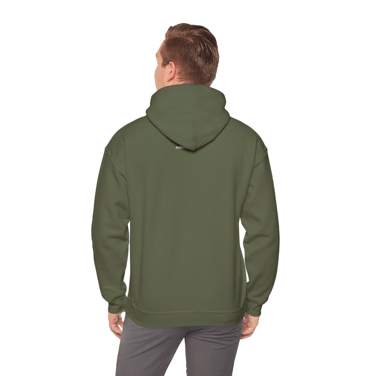 Diamond Hooded Sweatshirt Military Green