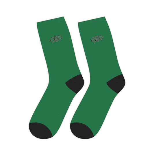 Dark Green Mid-Length Socks