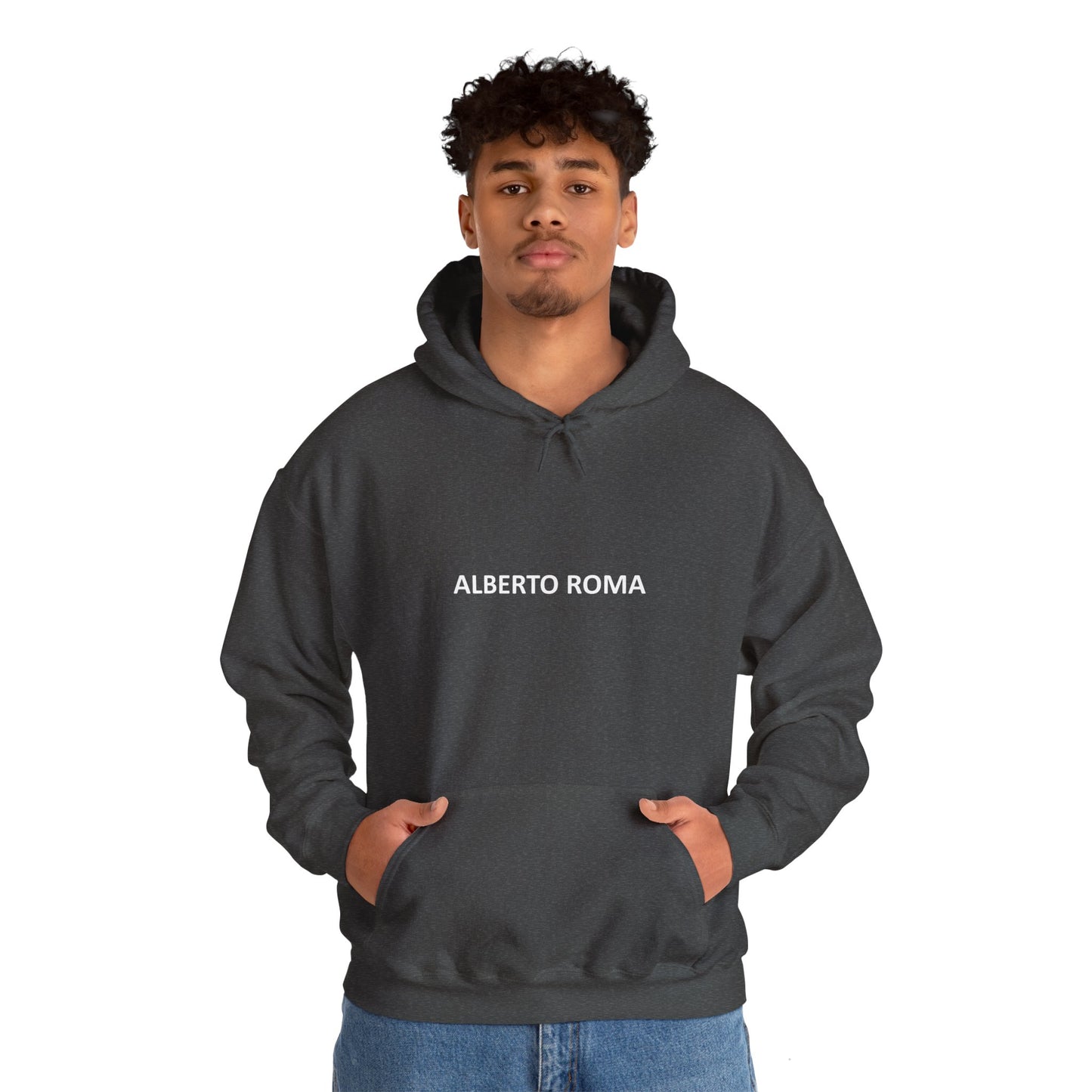 Alberto Roma Hooded Sweatshirt Dark Heather