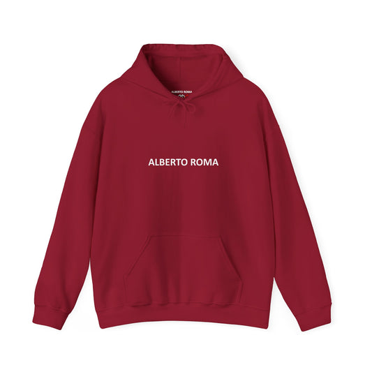 Alberto Roma Hooded Sweatshirt Cardinal Red