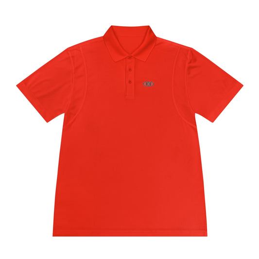 Deep Orange 3 Button Polo Shirt