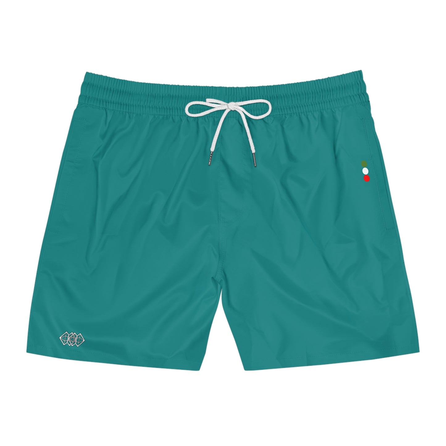 Iconic Mens Swim Trunks Dark Cyan