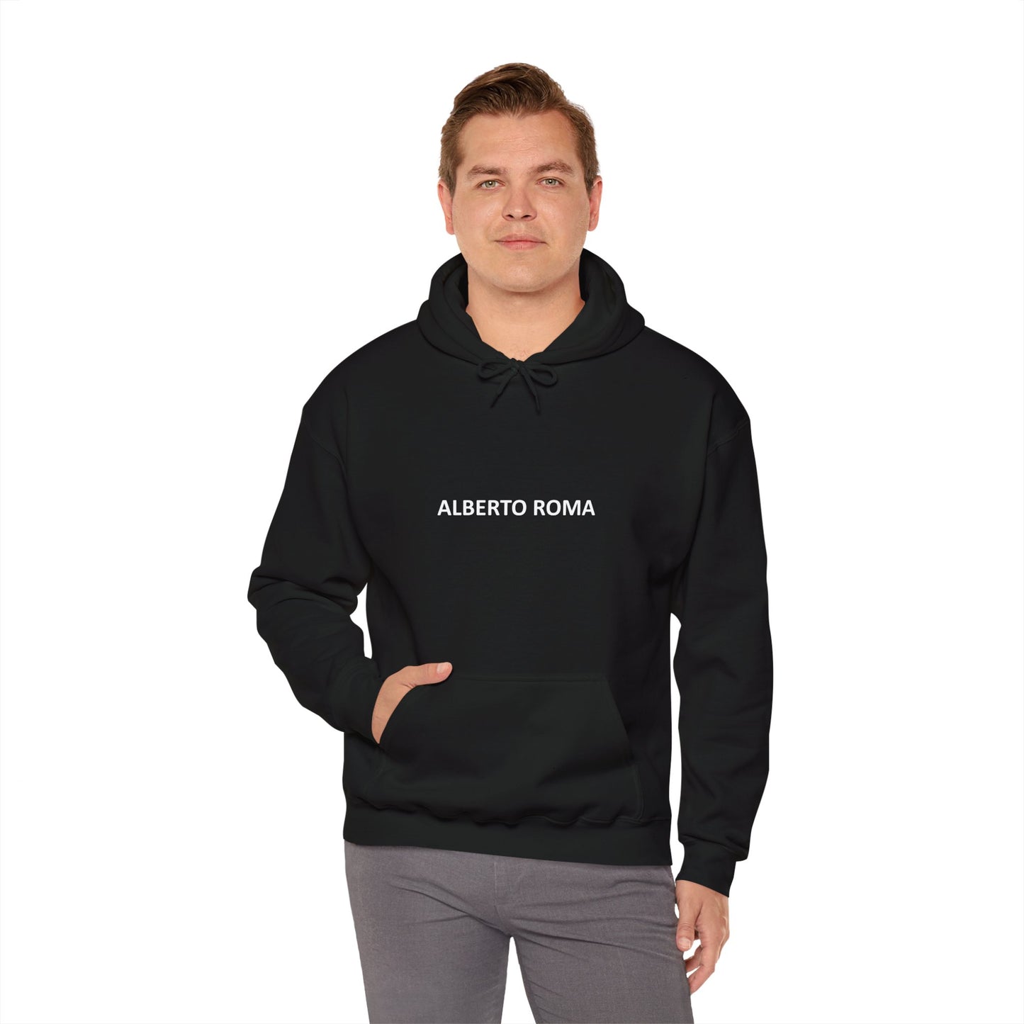 Alberto Roma Hooded Sweatshirt Black