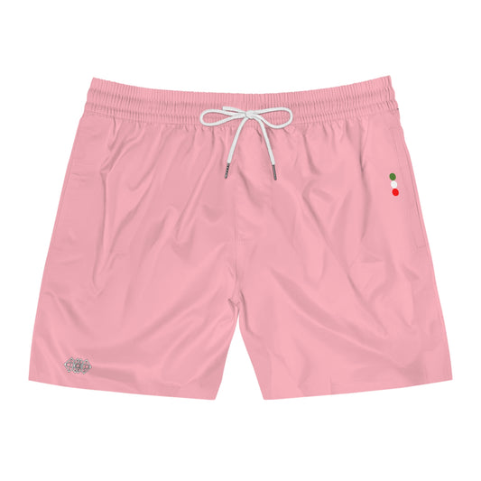 Mens Swim Trunks Pale Red