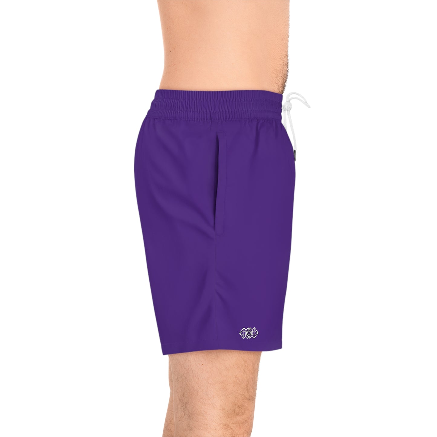 Iconic Mens Swim Trunks Purple