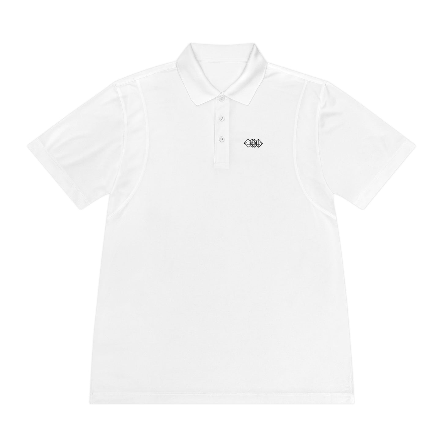 White 3 Button Polo Shirt