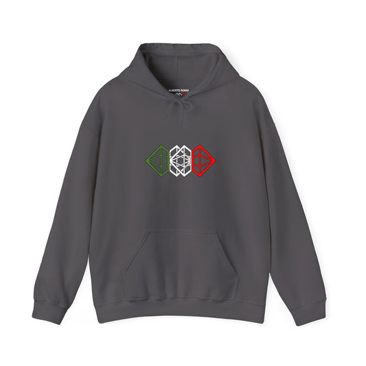 Diamond Hooded Sweatshirt Charcoal