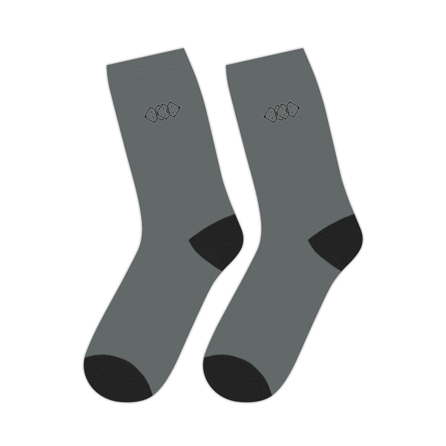 Dark Grey Mid-Length Socks