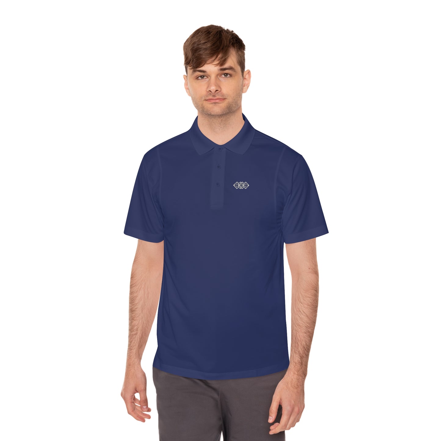 Navy 3 Button Polo Shirt