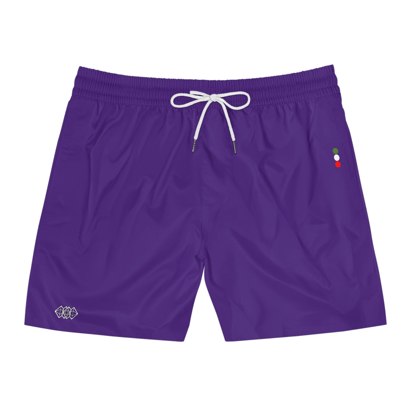 Iconic Mens Swim Trunks Purple