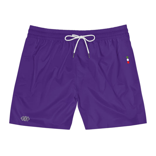 Iconic Mens Swim Trunks Purple