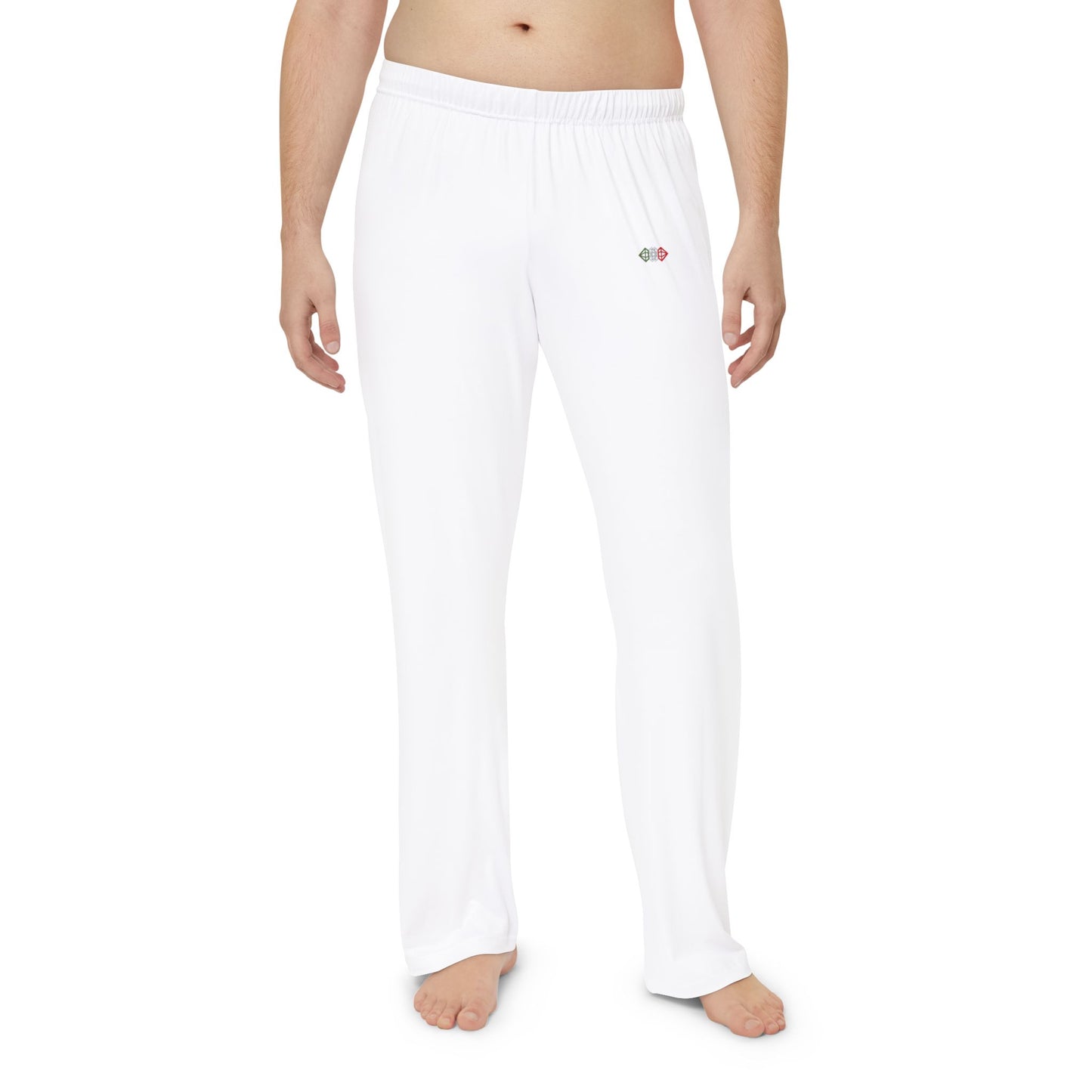 Small Diamond Relax Fit Sweatpants White