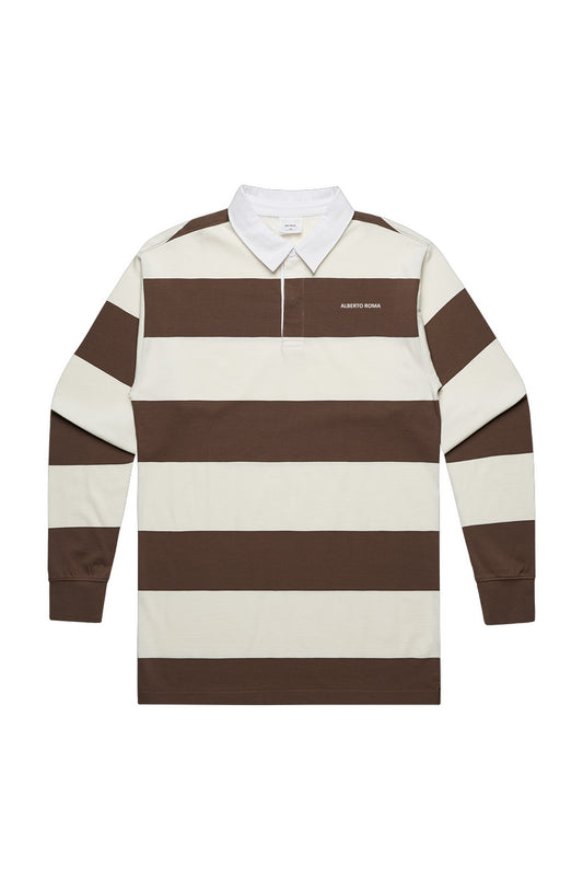 Iconic Walnut Rugby Stripe Jersey