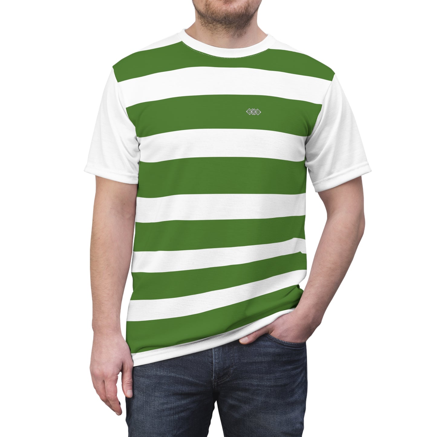 Striped T-Shirt Green