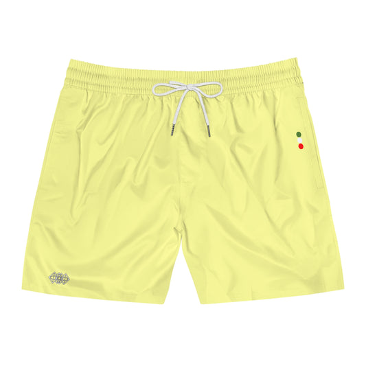 Mens Swim Trunks Pale Yello