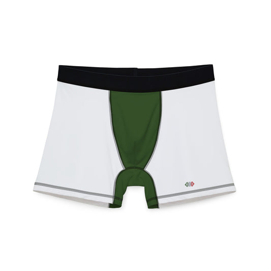 Basic Boxers White/Green