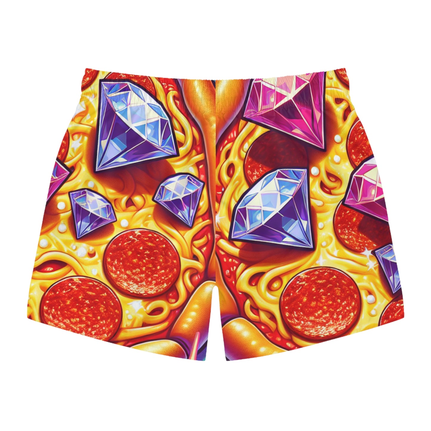 Diamond Pizza Swim Shorts