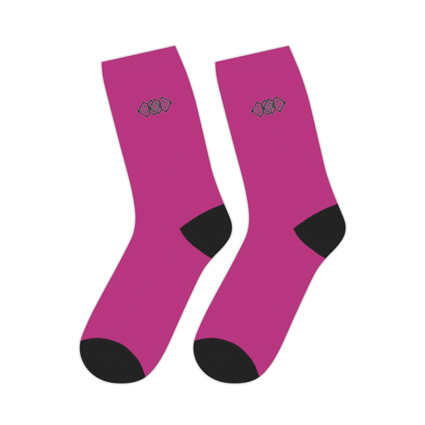 Pink Mid-Length Socks