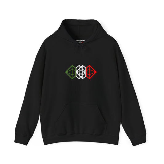 Diamond Hooded Sweatshirt Black