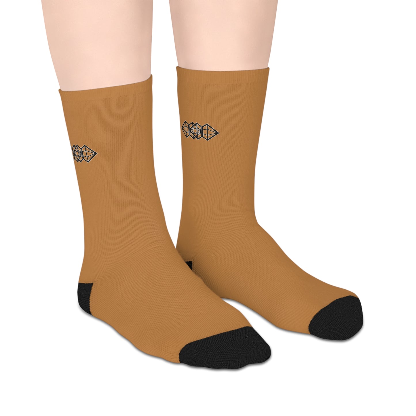 Tan Mid-Length Socks